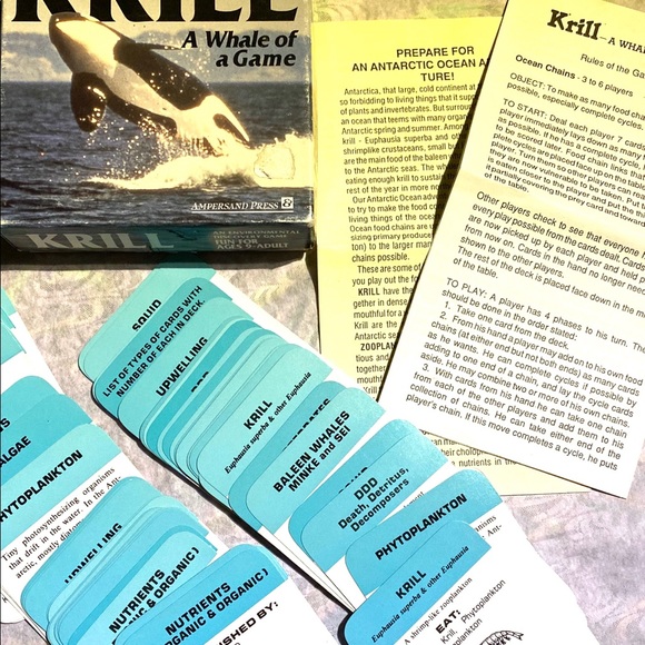 Krill - Science based educational card game - Picture 3 of 6
